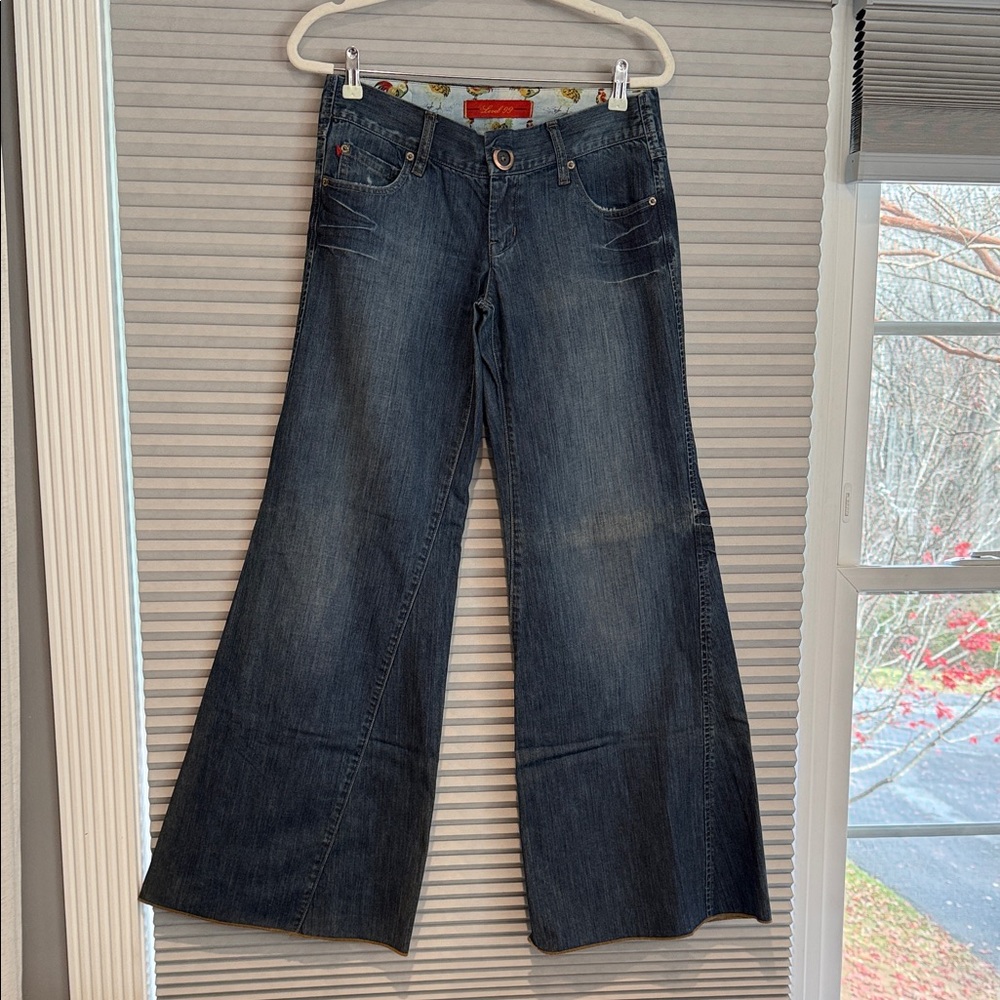 New Level 99 Dark Blue Flare Jeans